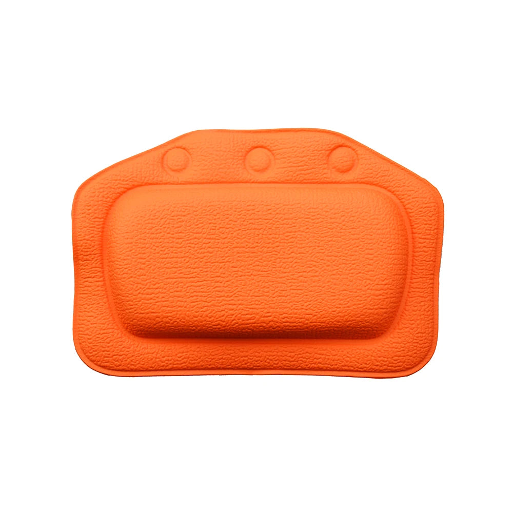 1Pcs 6 Colour 130G SPA Soft Bath Pillow for Comfortable Neck Bathtub Cushion Eco-Friendly Bathroom Headrest Suction Cup
