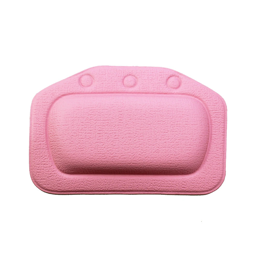 1Pcs 6 Colour 130G SPA Soft Bath Pillow for Comfortable Neck Bathtub Cushion Eco-Friendly Bathroom Headrest Suction Cup