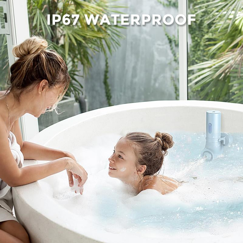 Momfann Bath Jets for Tub, Portable Jet Spa for Bathtub, Bubble/Jet Mode, 3-Level Adjustable, Bath Spa for Gifts for Women