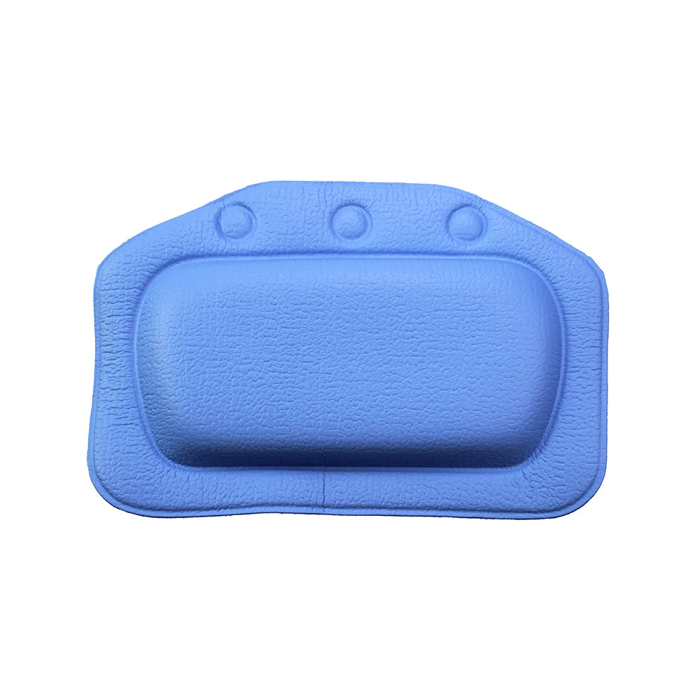 1Pcs 6 Colour 130G SPA Soft Bath Pillow for Comfortable Neck Bathtub Cushion Eco-Friendly Bathroom Headrest Suction Cup