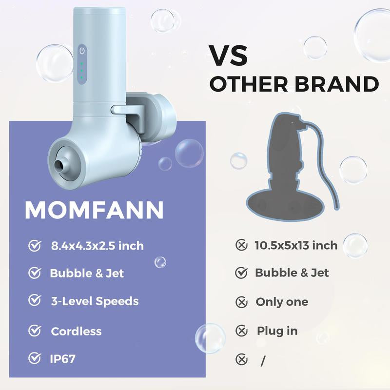 Momfann Bath Jets for Tub, Portable Jet Spa for Bathtub, Bubble/Jet Mode, 3-Level Adjustable, Bath Spa for Gifts for Women